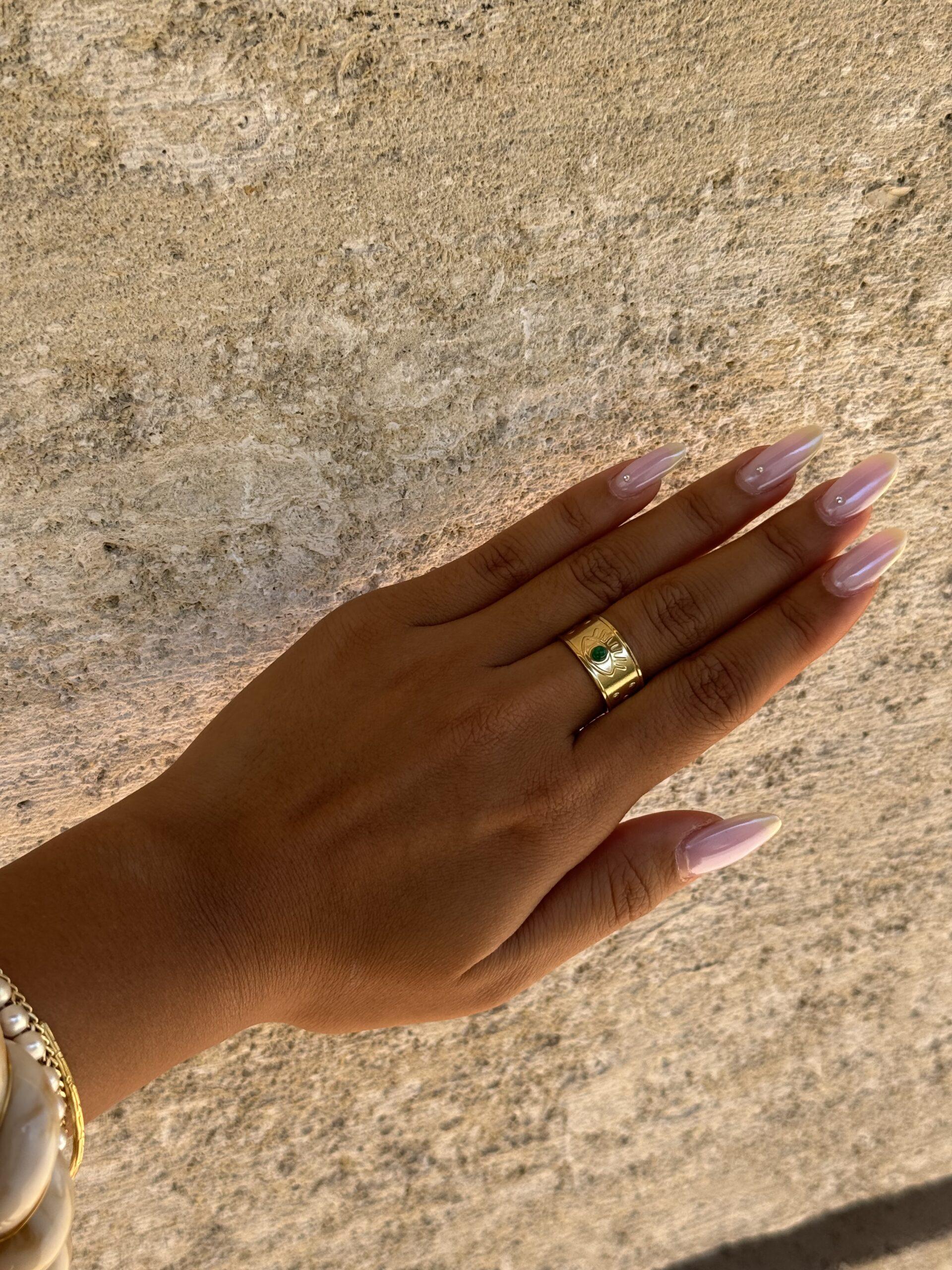 Bague œil OSIRIS (ajustable)